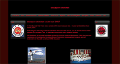 Desktop Screenshot of blackpoolshotokankarateclub.com